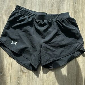 UA heat gear black shorts. Women’s small.